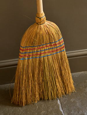 Traditional Straw Broom