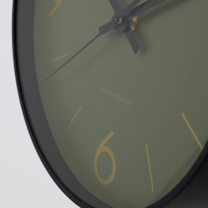 Dark Green Wall Clock