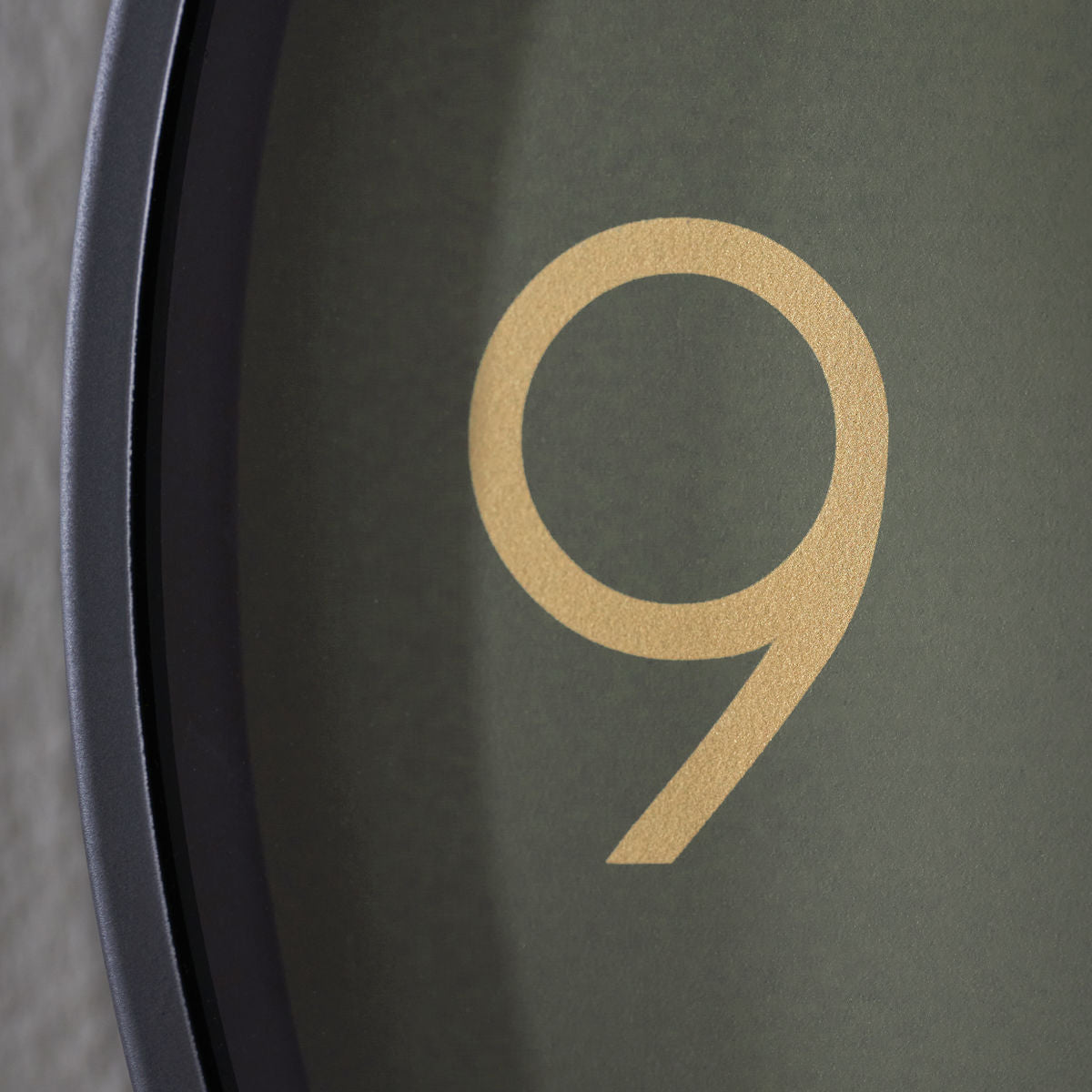 Dark Green Wall Clock