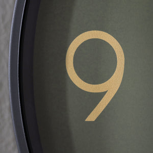 Dark Green Wall Clock