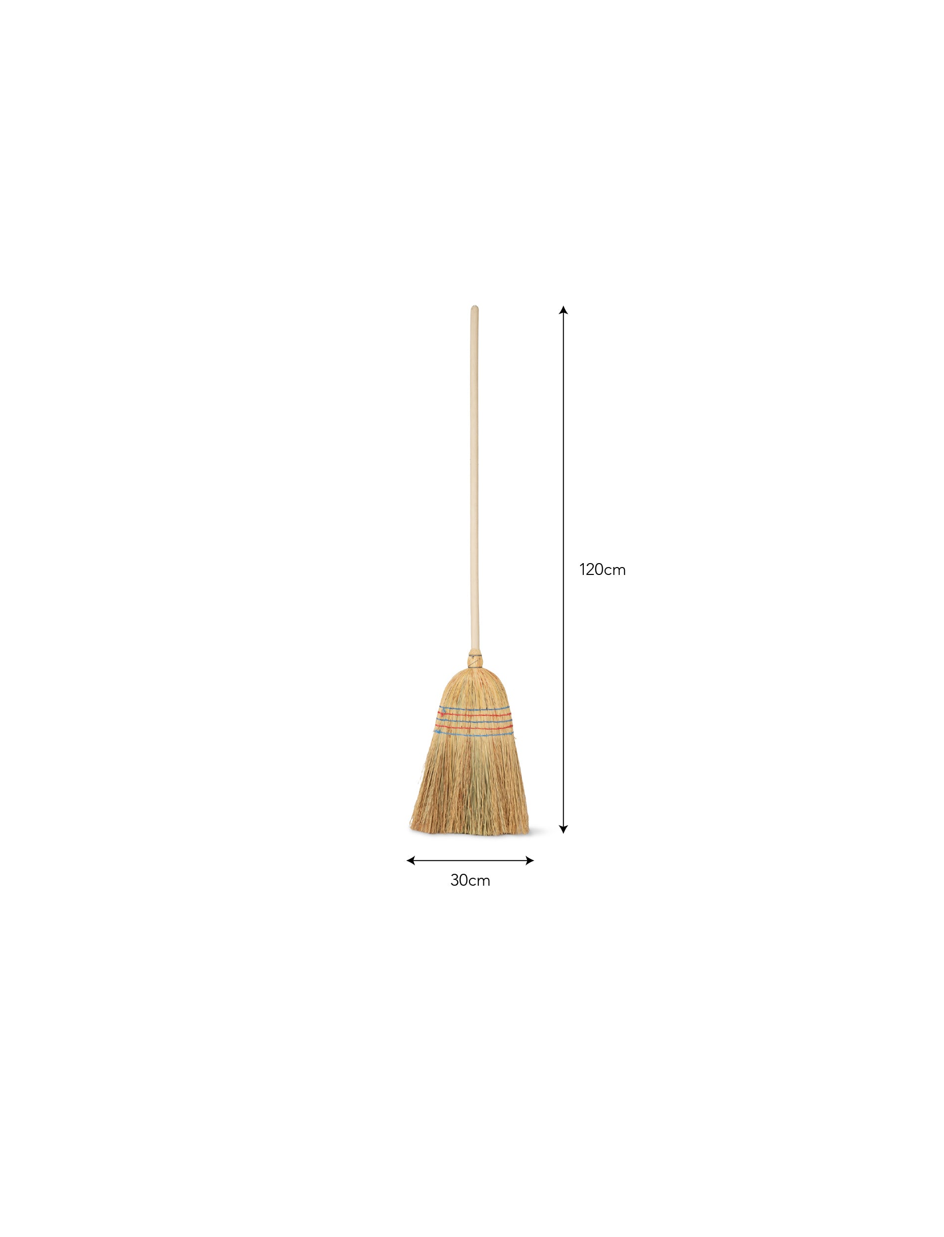 Traditional Straw Broom