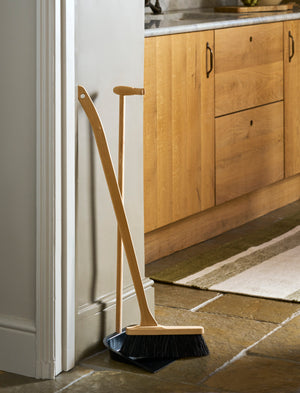 Classic Dustpan & Brush with Beech Handle