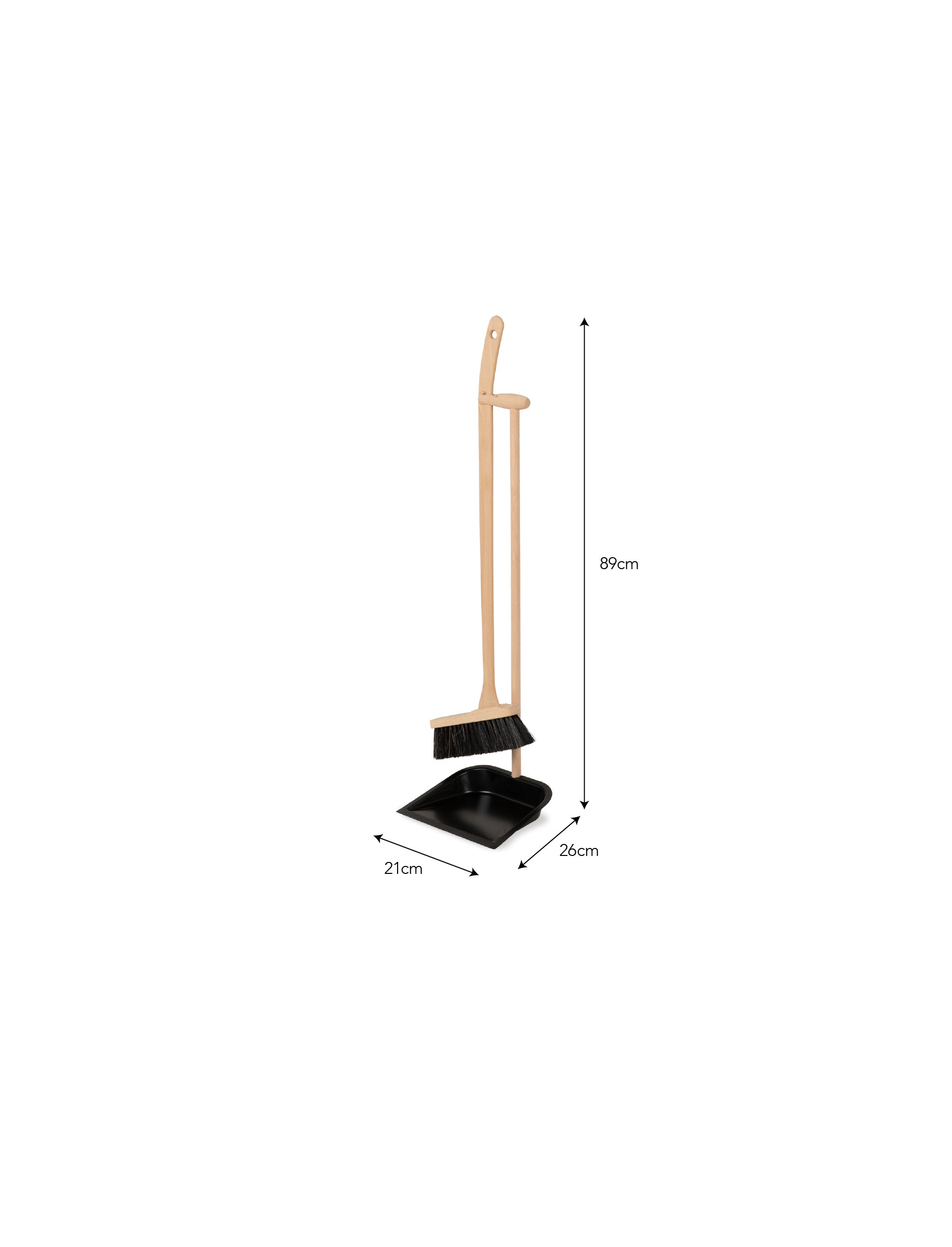 Classic Dustpan & Brush with Beech Handle