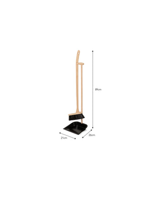 Classic Dustpan & Brush with Beech Handle