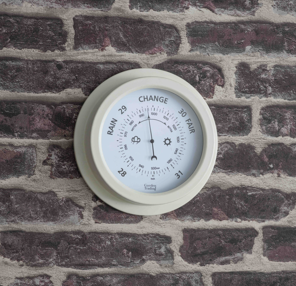 Tenby Barometer - Lily White