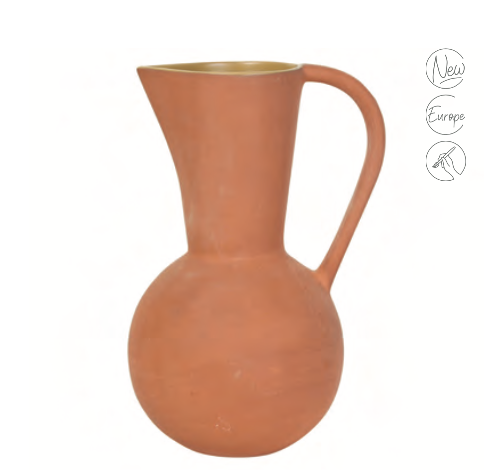 Solae Vase, Terracotta
