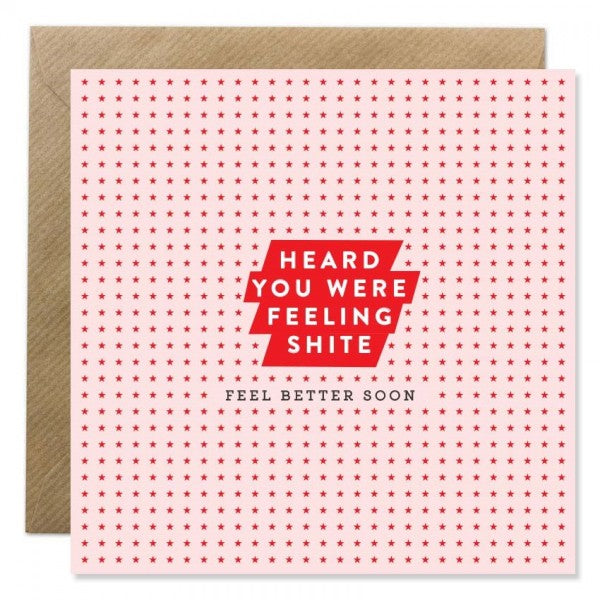 Bold Bunny Card - Feeling Shite