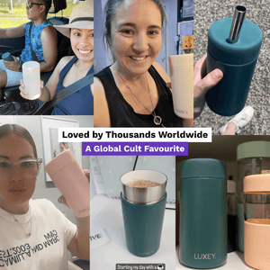 Stainless Steel Reusable Cup 12oz - Oat Milk