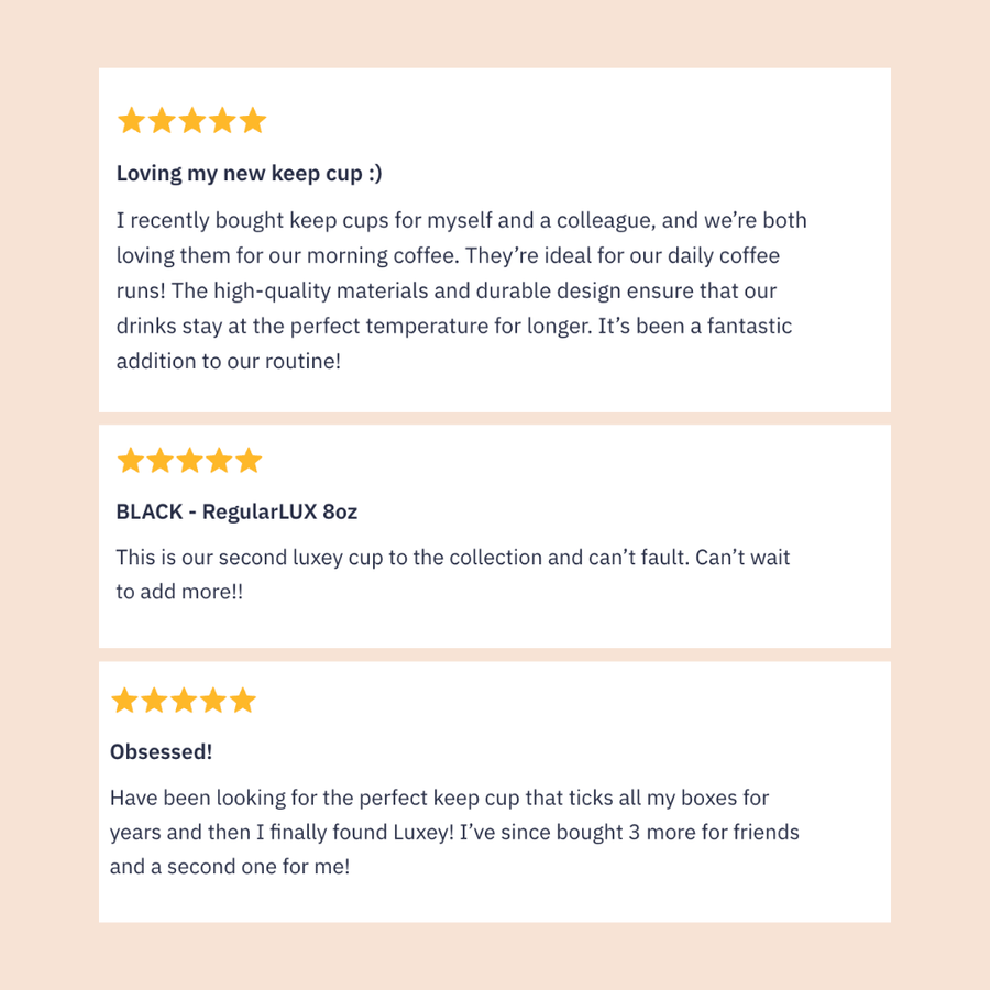 Regular Reusable Coffee Cup 8oz - Copper