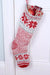 Snowflake Stocking - 100% Wool