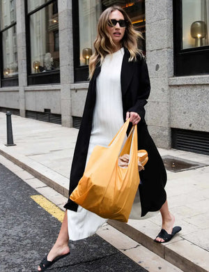Tote Recycled Foldable Bag - Mustard 