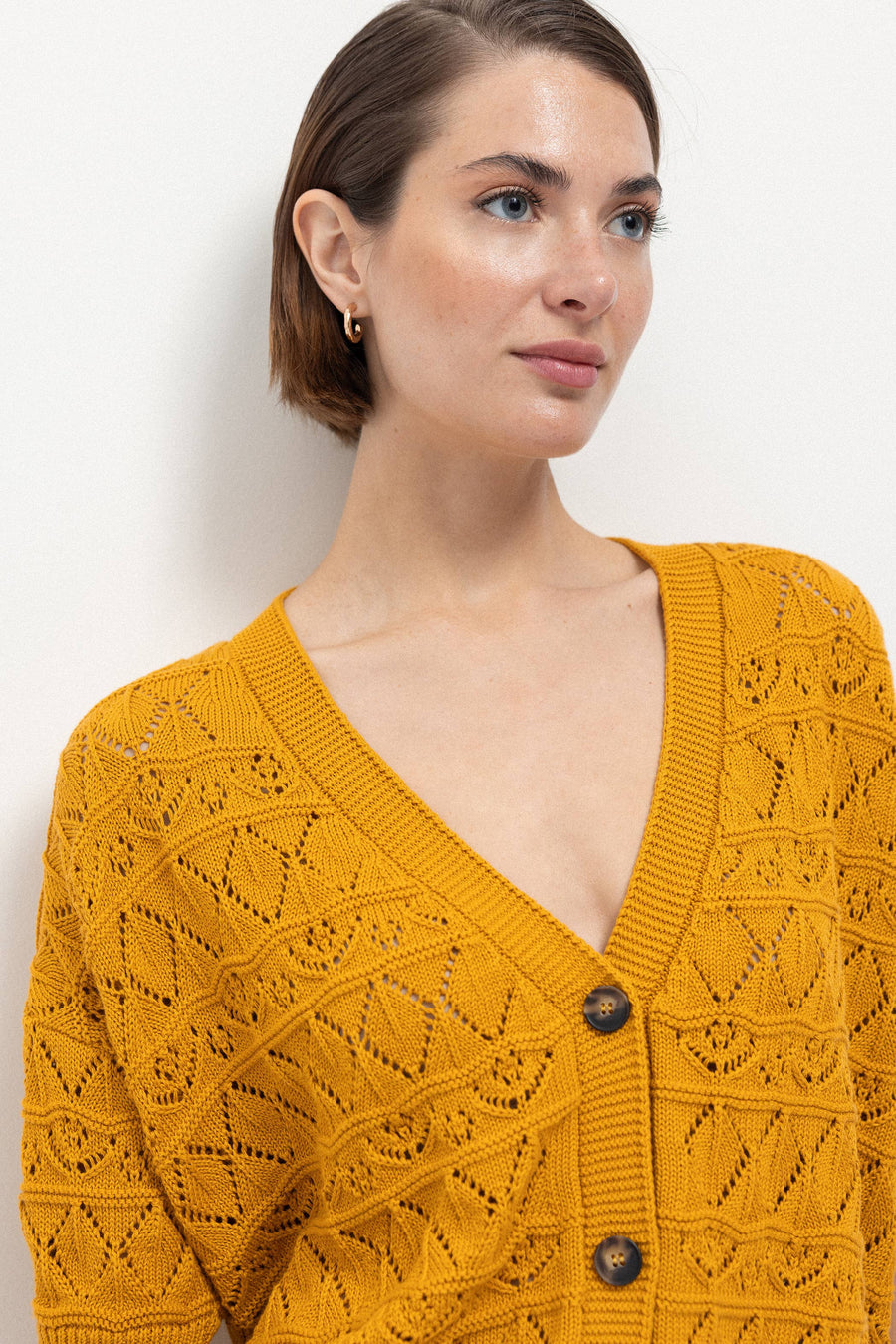 Pointelle Knit Cardigan (431996-143)