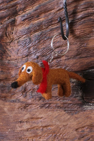 Wool Animal Keyring