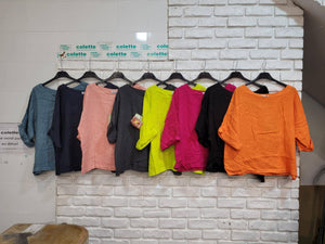 Colette Linen Top