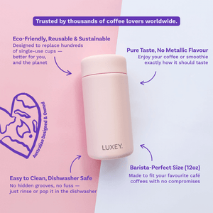 Stainless Steel Reusable Cup 12oz - Seafoam