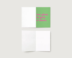 Too Glam To Give A Damn Funny Greeting Card