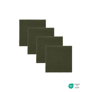 Cotton Napkins, Dark Green (4)