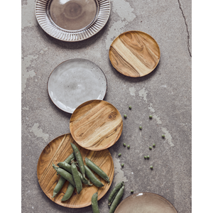 Wood Plate Small, Set of 2
