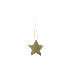 Gold Star Gift Tag w/String