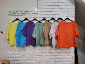 Colette Linen Top