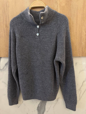 Reversible Alpaca & Wool Knit Sweater