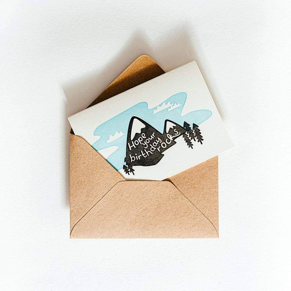 Hope Your Birthday Rocks Card