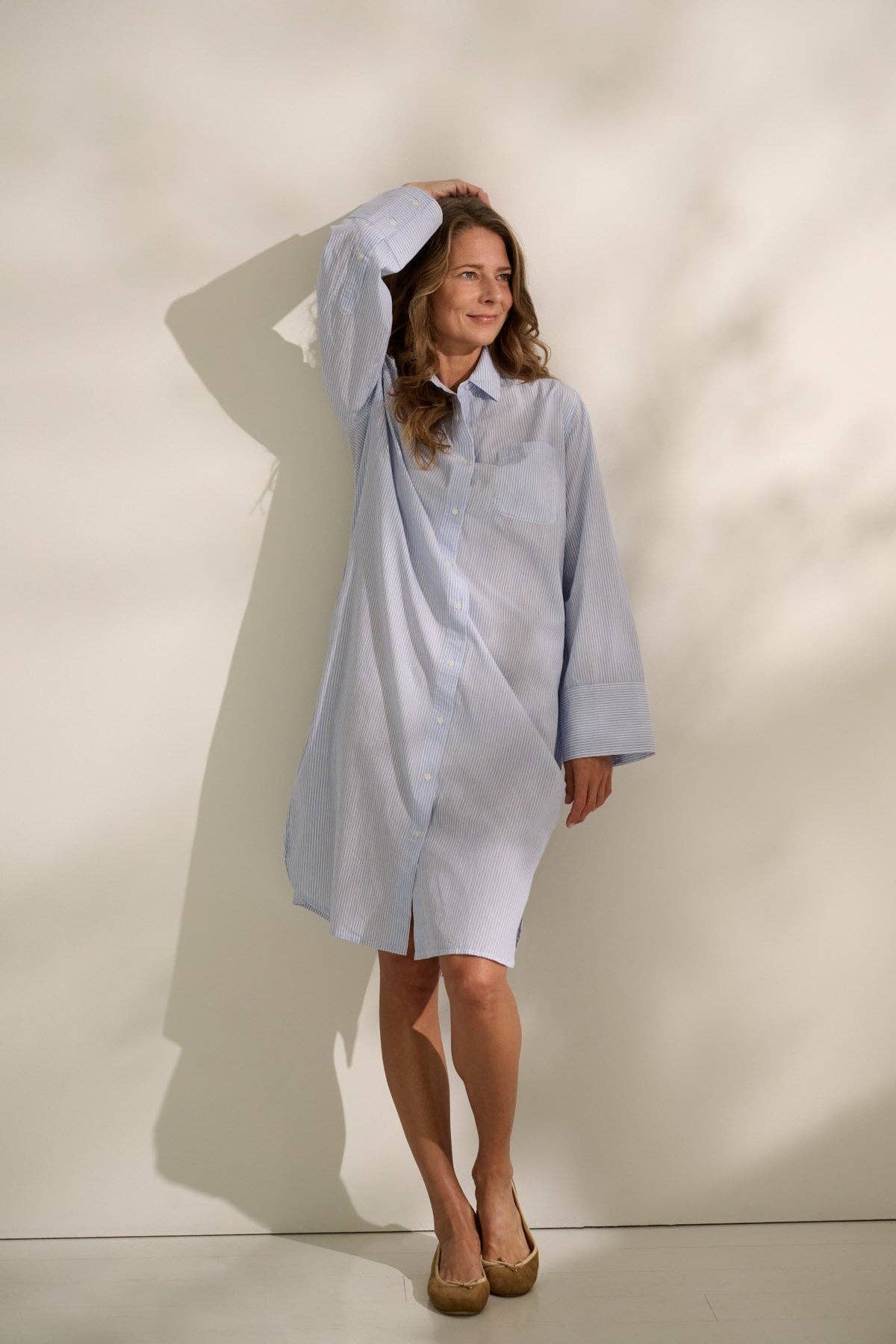 Athena shirtdress stripe