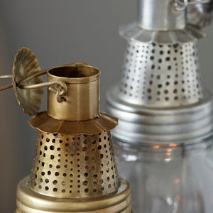 Fhia Lantern, Antique Brass