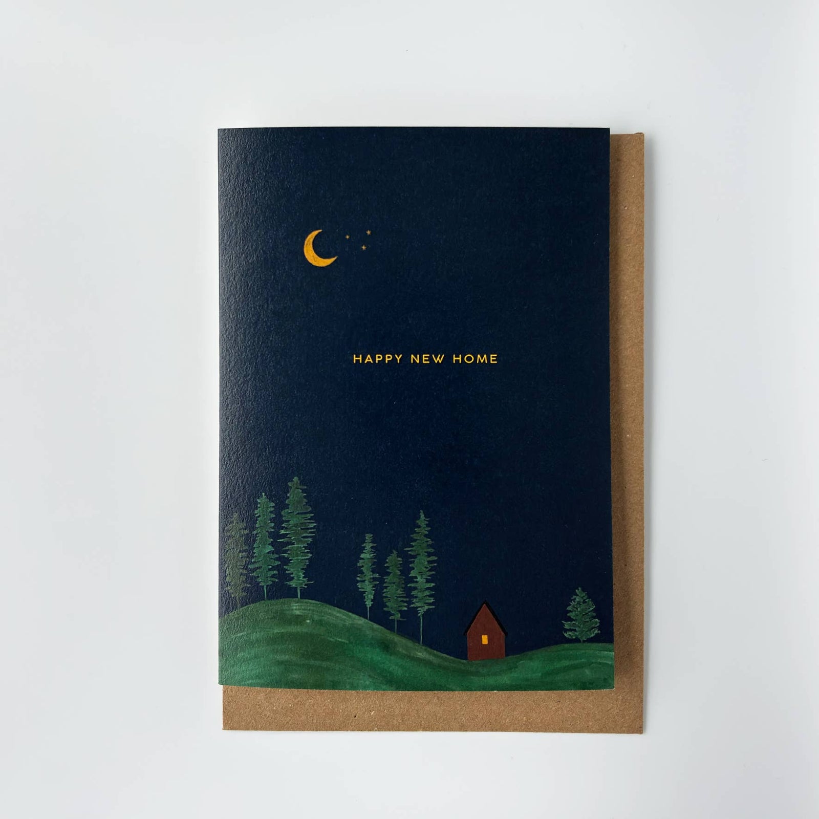 Happy New Home - Minimal Design Housewarming Card