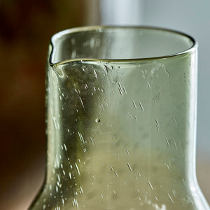 Rain Jug, Green Glass