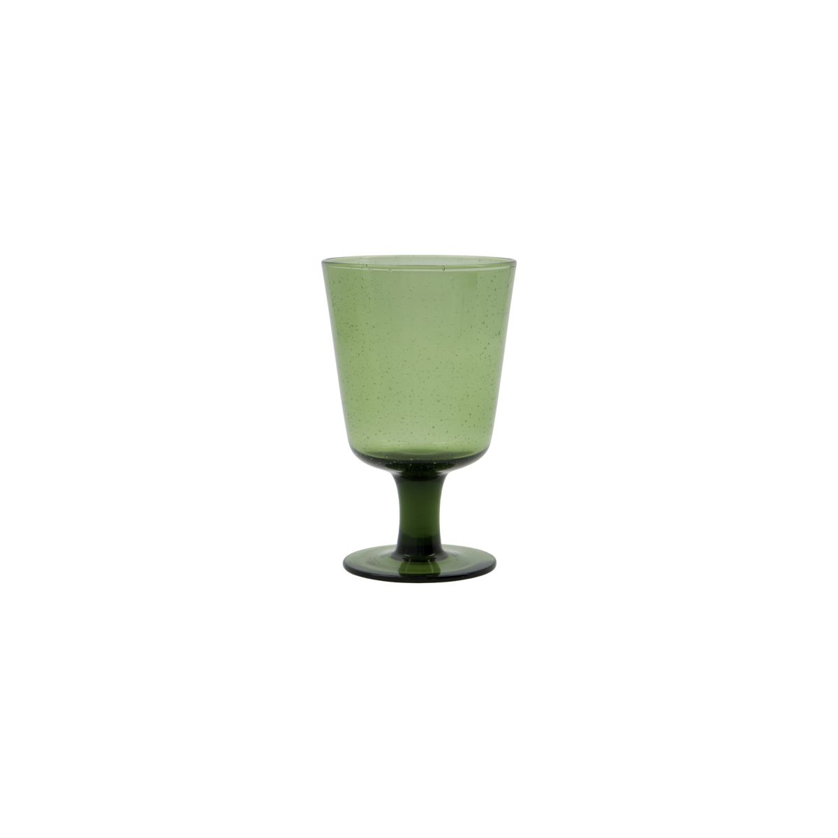 Rain Wine Glass, Green