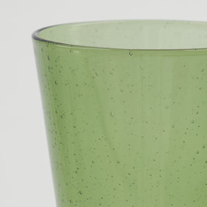 Rain Wine Glass, Green