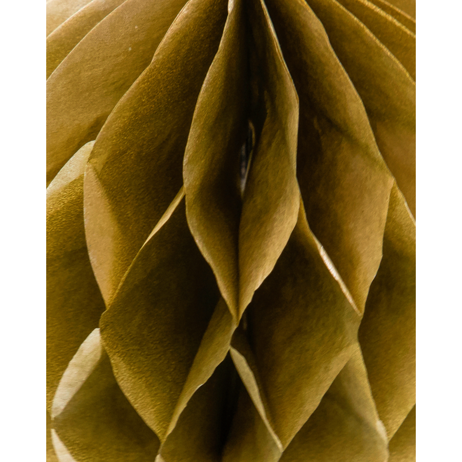 Tree Ornament, Golden Orb