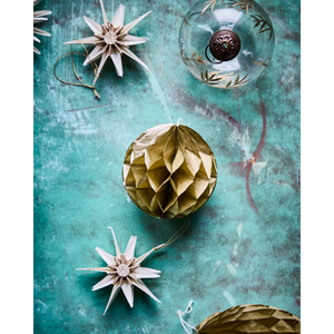 Tree Ornament, Golden Orb