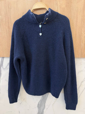 Reversible Alpaca & Wool Knit Sweater