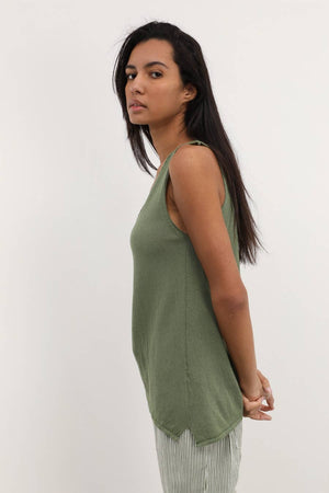 Nais Cotton V Neck Tank Top