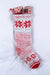 Snowflake Stocking - 100% Wool