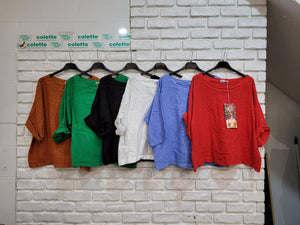 Colette Linen Top