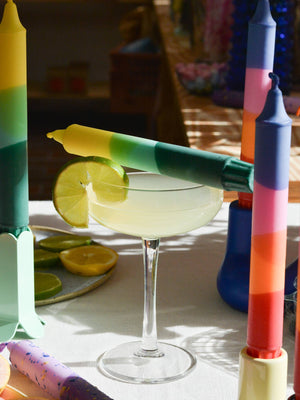 Taper candle, Green Lemonade