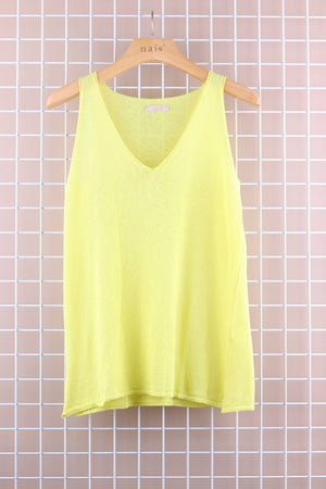 Nais Cotton V Neck Tank Top