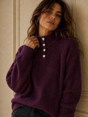 Reversible Alpaca & Wool Knit Sweater