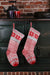 Snowflake Stocking - 100% Wool