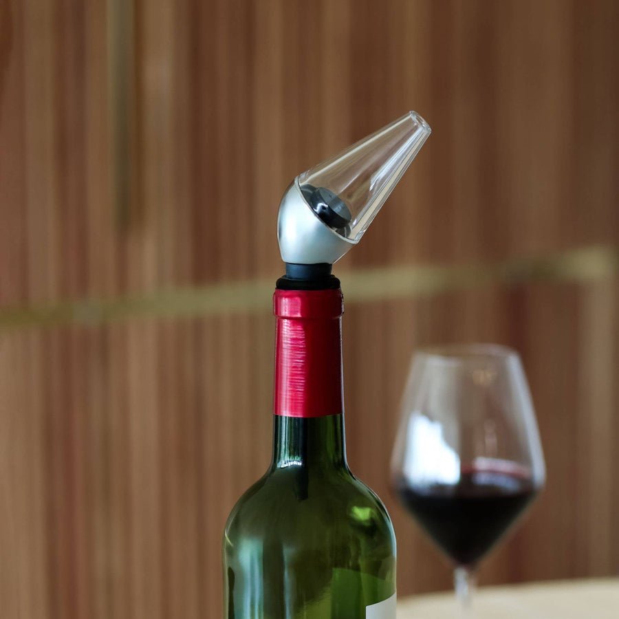 Plastic and silicone spout aerator