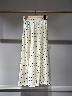 Valentine satin polka-dot print skirt - CK08152-7