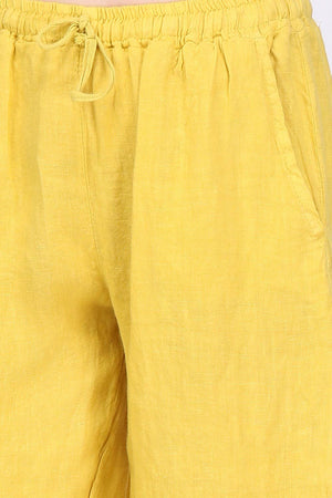 100% linen trousers REF. 30132: Pink / Unique