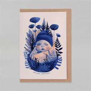 Welcome sweet baby | New Baby Card | Gender Neutral