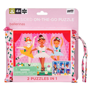 Double Sided On-The-Go Puzzle, Ballerina