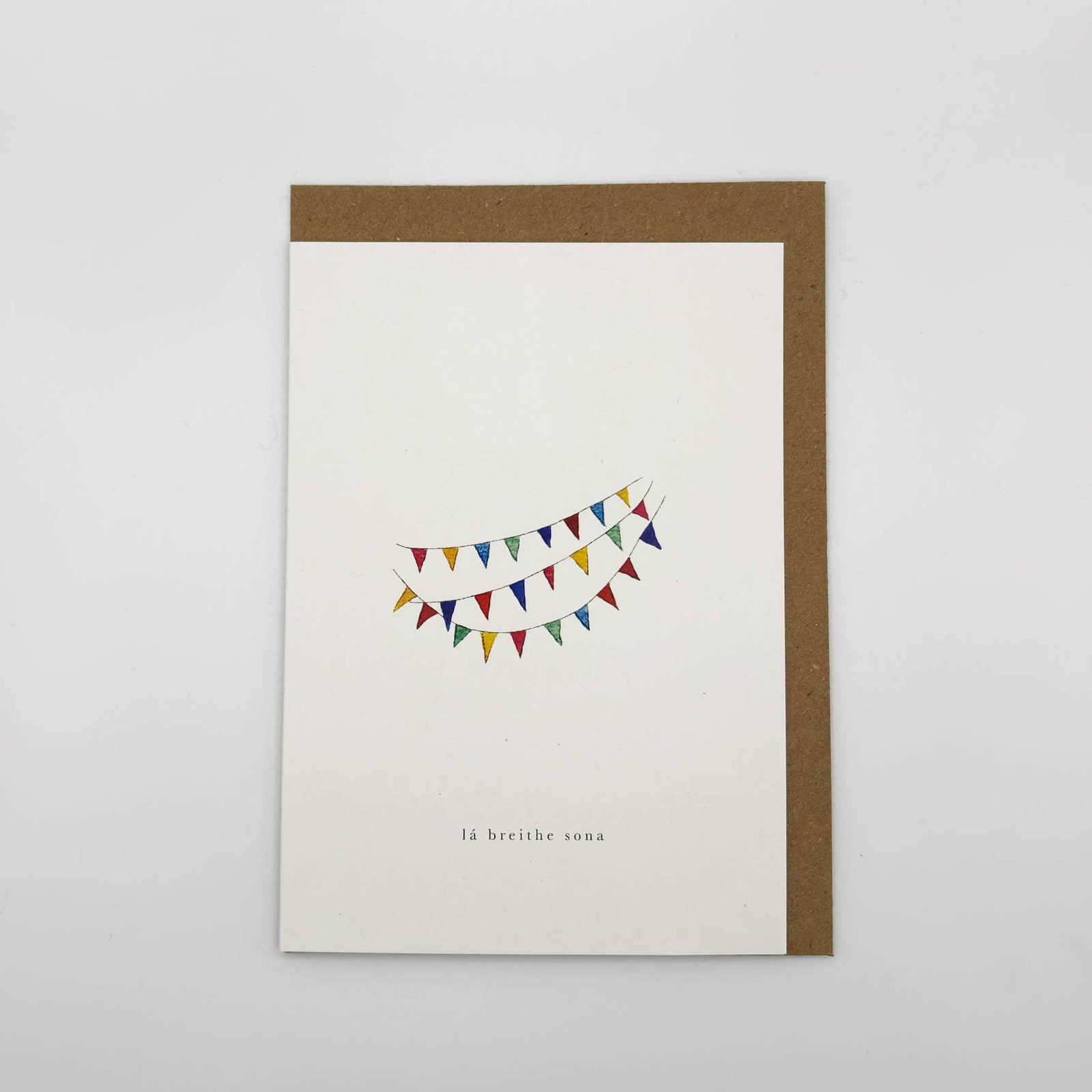 Lá Breithe Sona Irish birthday card