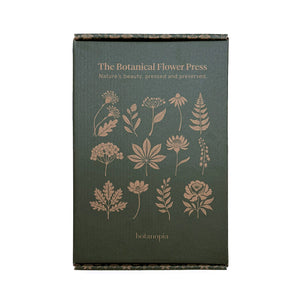 The Botanical Flower Press – Linen Cover & Gold Foil