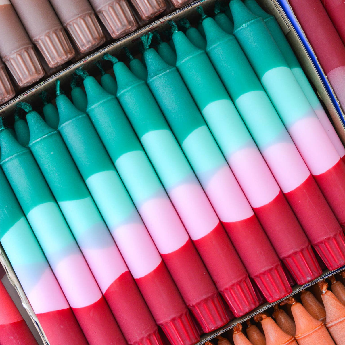 Taper candle, Watermelon